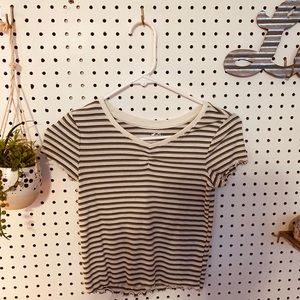 Justice ruffle crop top